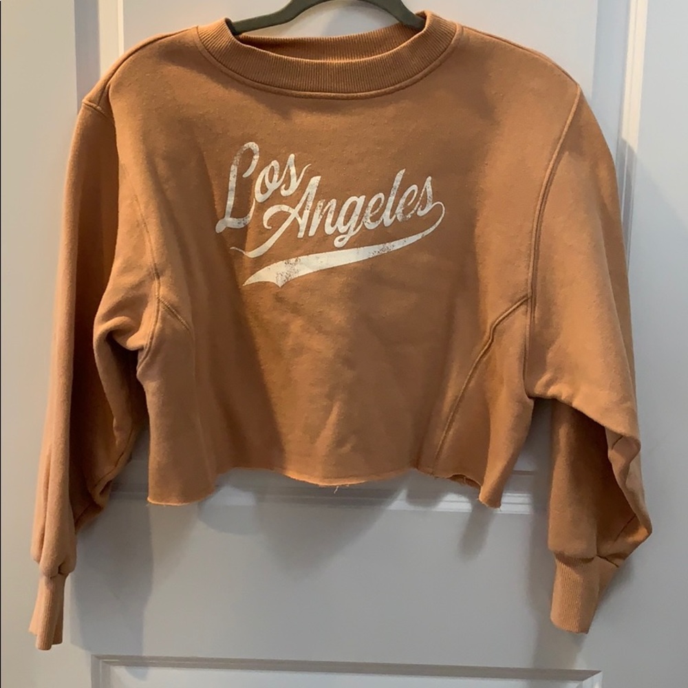 Tan Los Angeles crewneck